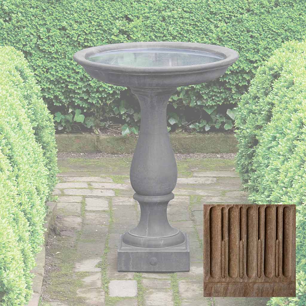 Campania Williamsburg Candlestand Birdbath - B-119 - Image 2
