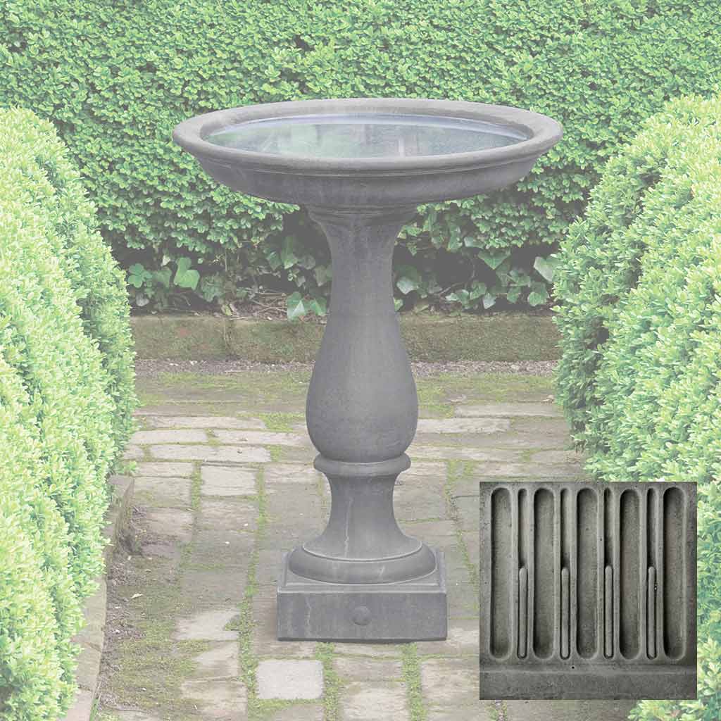Campania Williamsburg Candlestand Birdbath - B-119 - Image 3