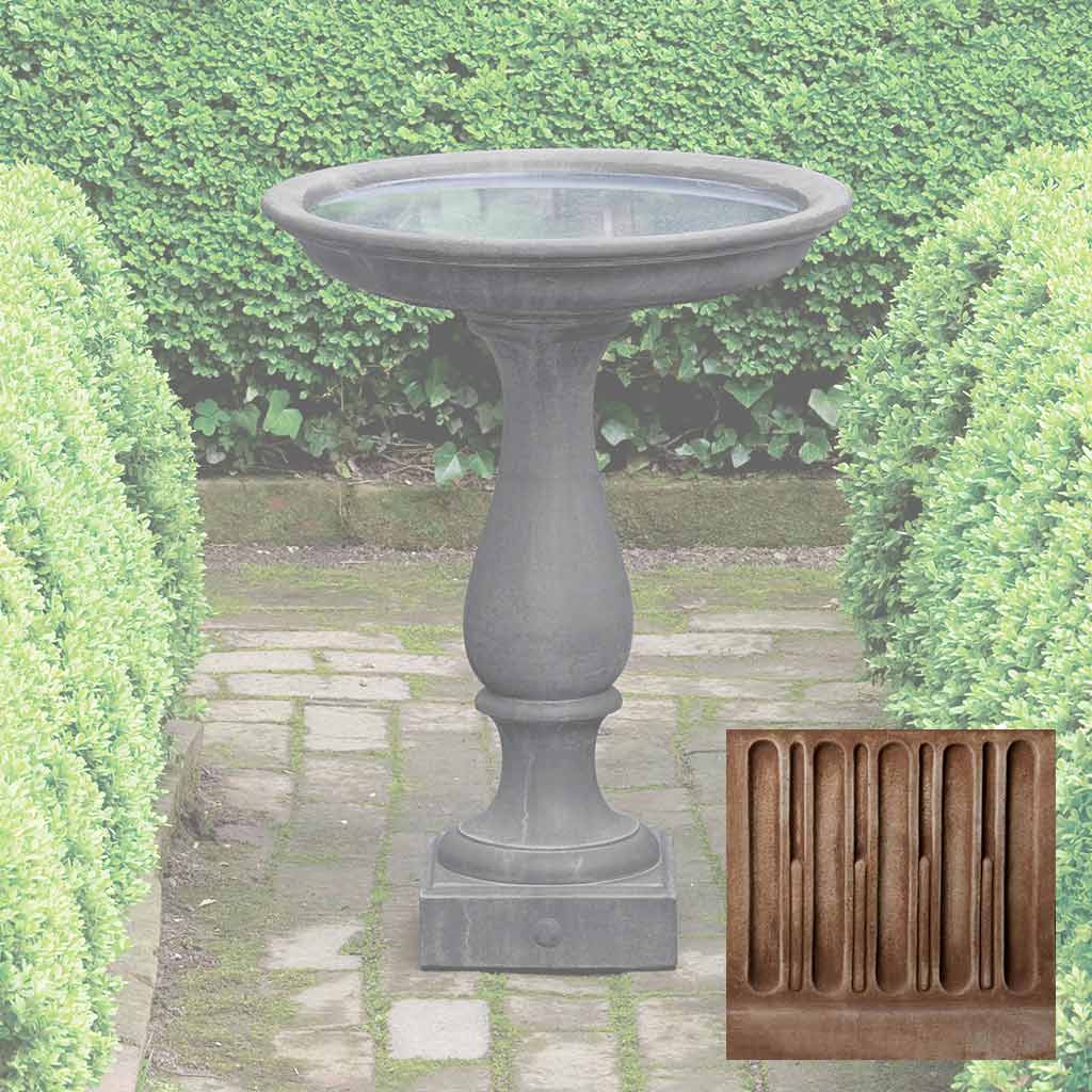 Campania Williamsburg Candlestand Birdbath - B-119 - Image 4