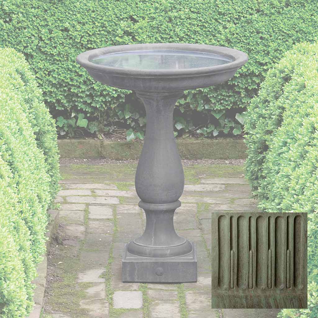 Campania Williamsburg Candlestand Birdbath - B-119 - Image 5