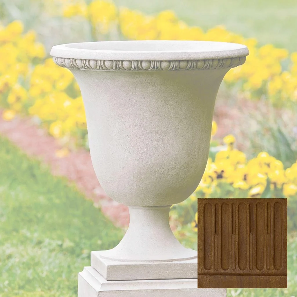Campania Williamsburg Egg and Dart Urn Planter - P-467 - Image 13