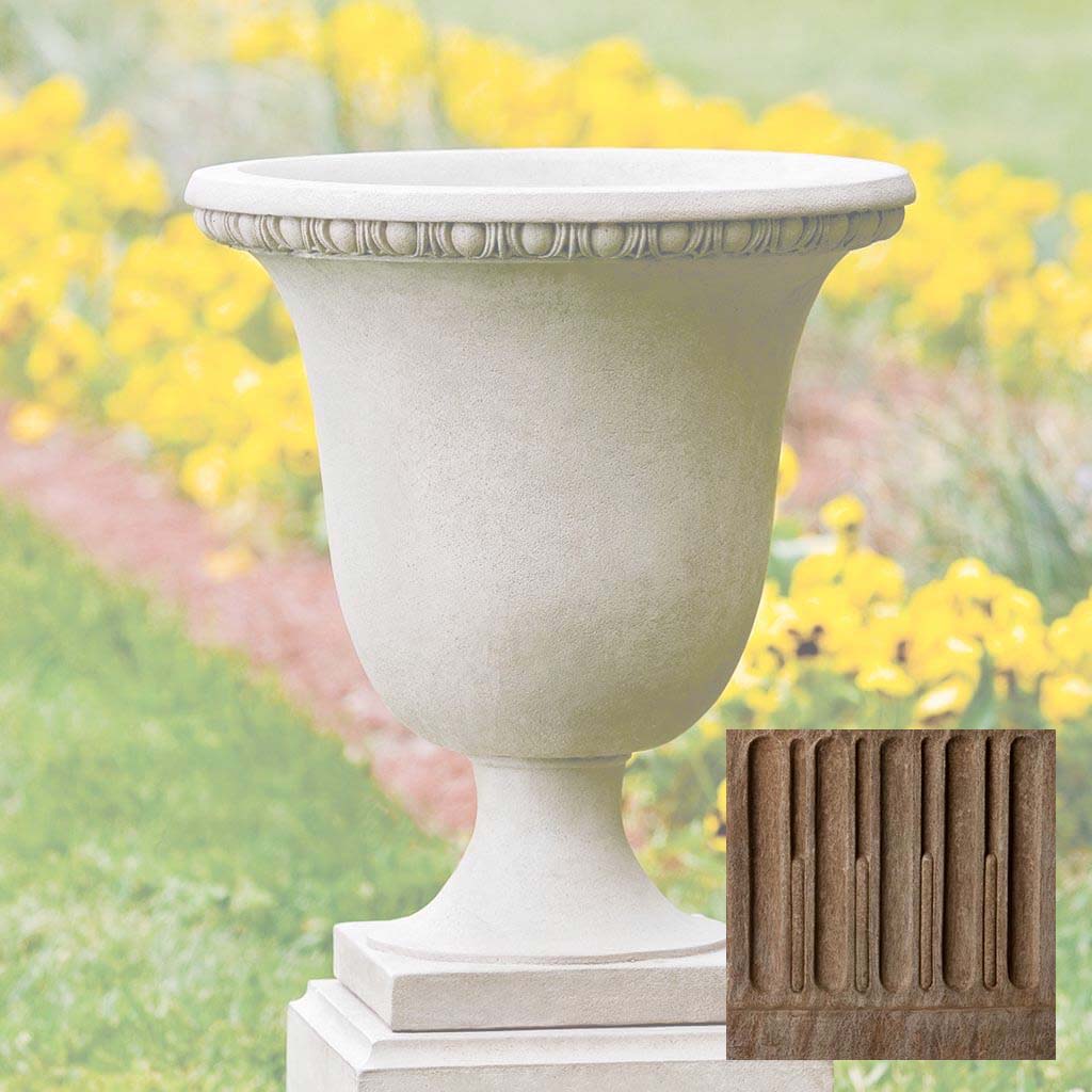 Campania Williamsburg Egg and Dart Urn Planter - P-467 - Image 2