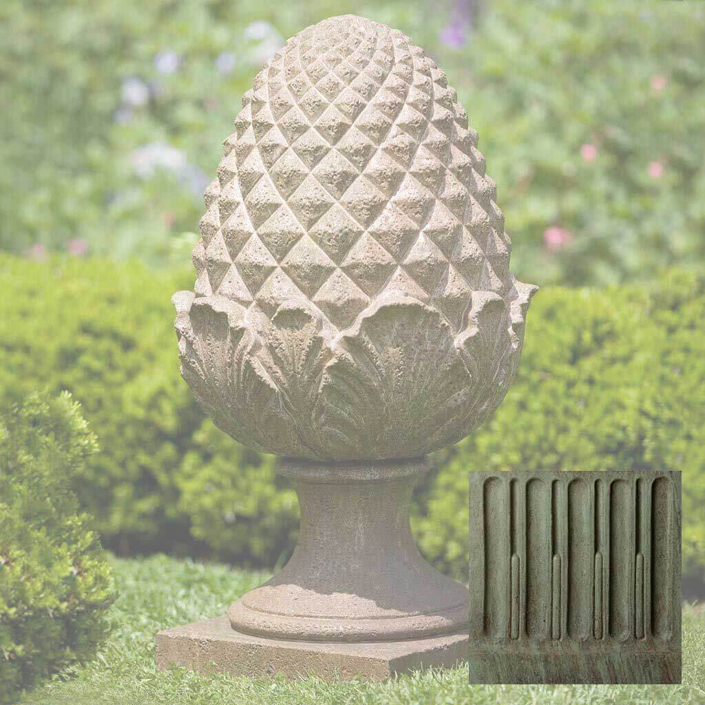 Campania Williamsburg Grand Pinecone Garden Statue - S-303 - Image 4