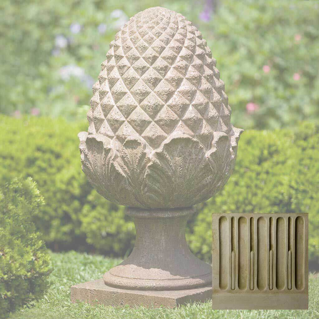Campania Williamsburg Grand Pinecone Garden Statue - S-303 - Image 5