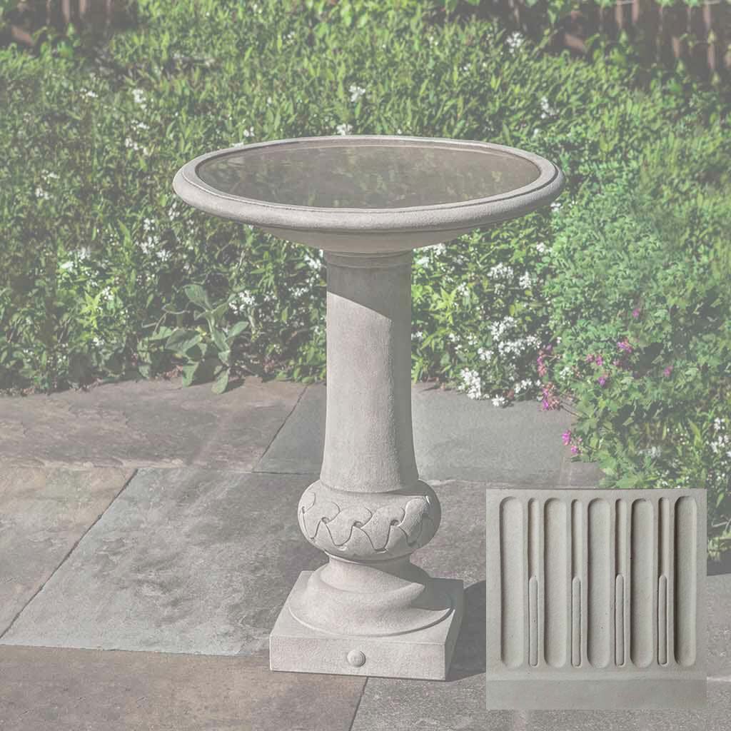 Campania Williamsburg Knot Garden Birdbath - B-179 - Image 10