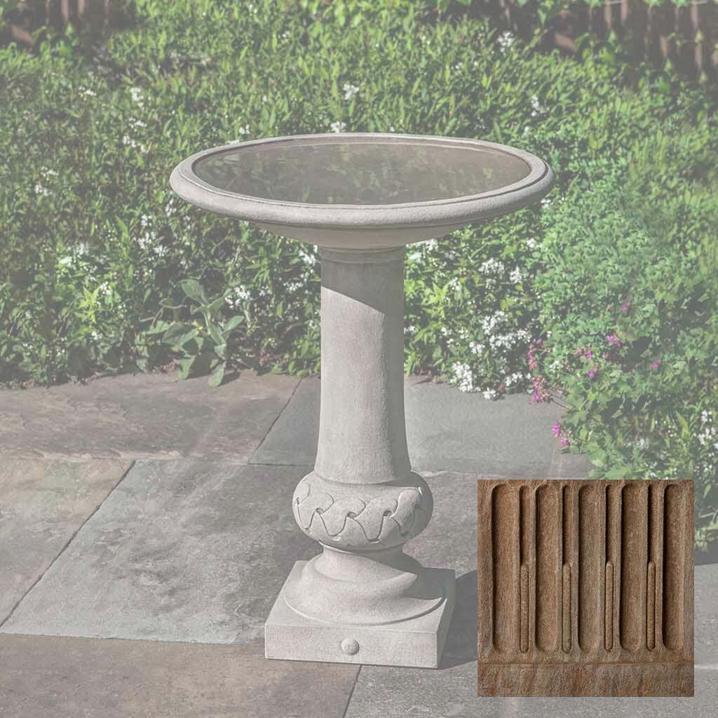Campania Williamsburg Knot Garden Birdbath - B-179 - Image 2
