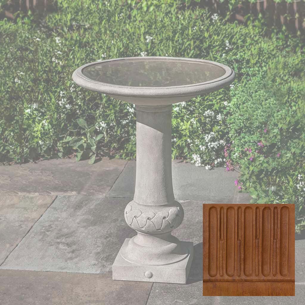 Campania Williamsburg Knot Garden Birdbath - B-179 - Image 8