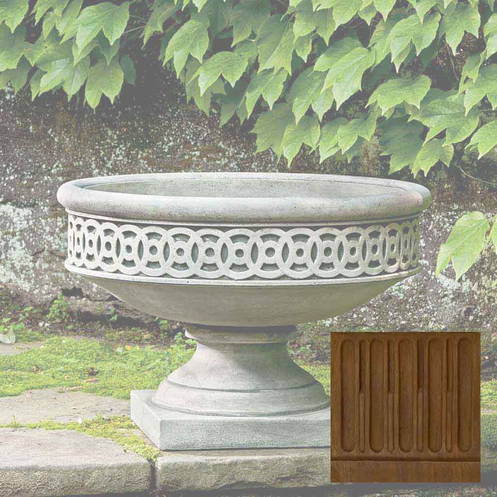 Campania Williamsburg Low Fretwork Urn - P-599 - Image 12