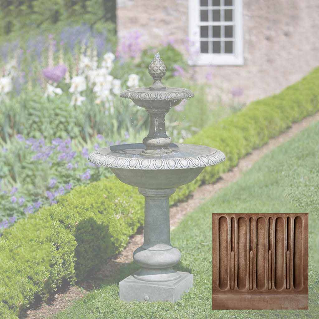 Campania Williamsburg Pineapple Two Tier Fountain - FT-132 - Image 3