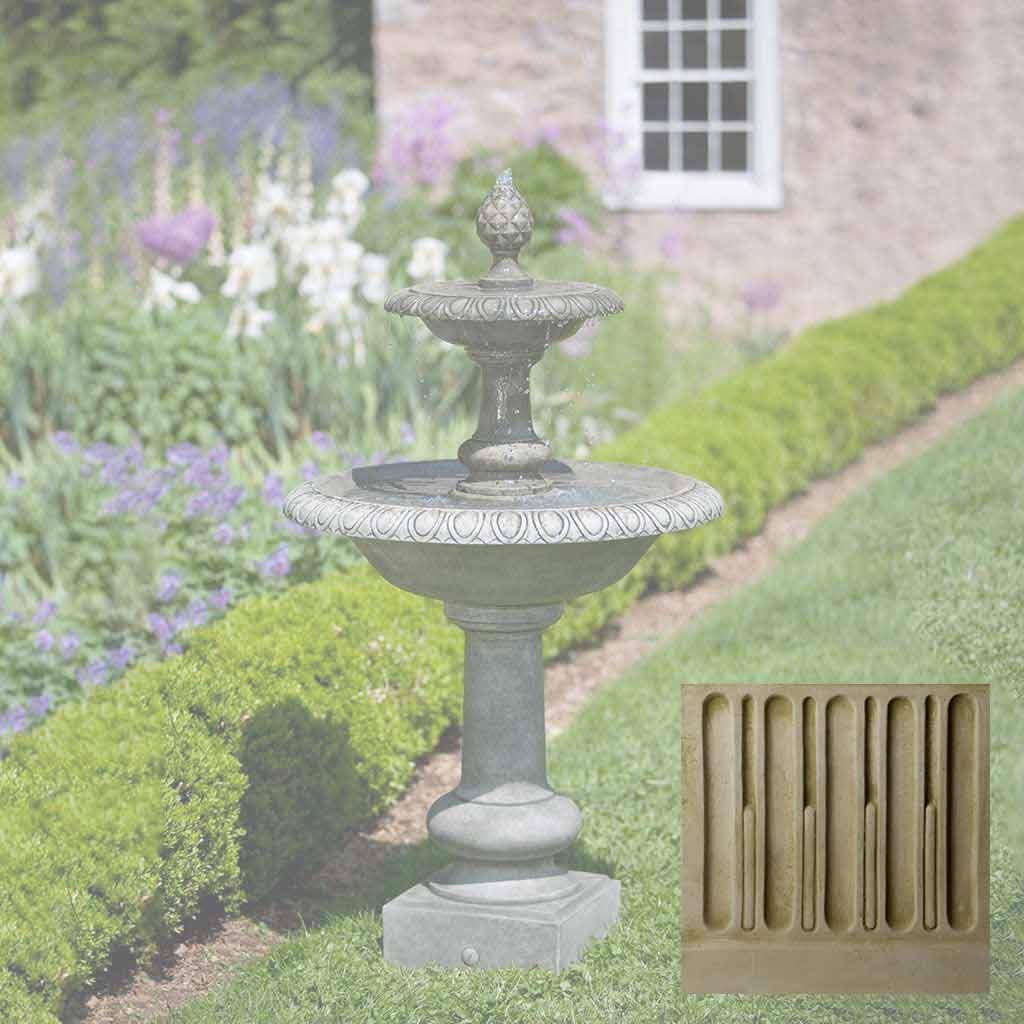 Campania Williamsburg Pineapple Two Tier Fountain - FT-132 - Image 5