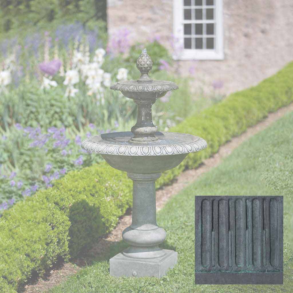 Campania Williamsburg Pineapple Two Tier Fountain - FT-132 - Image 9