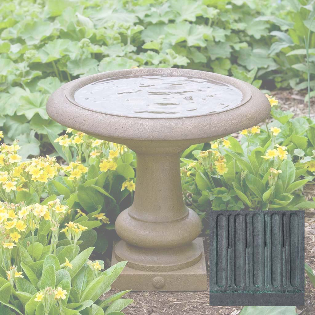 Campania Williamsburg Summer House Birdbath - B-126 - Image 10