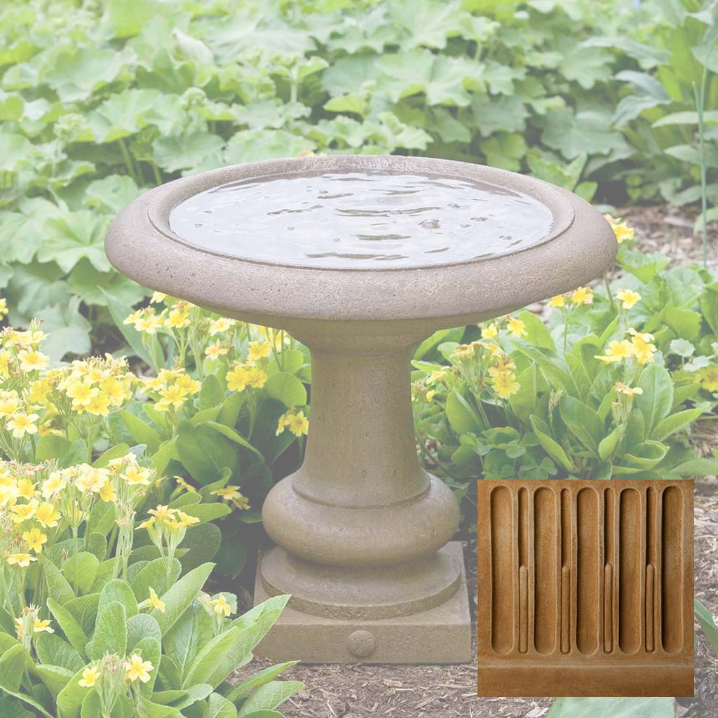 Campania Williamsburg Summer House Birdbath - B-126 - Image 15
