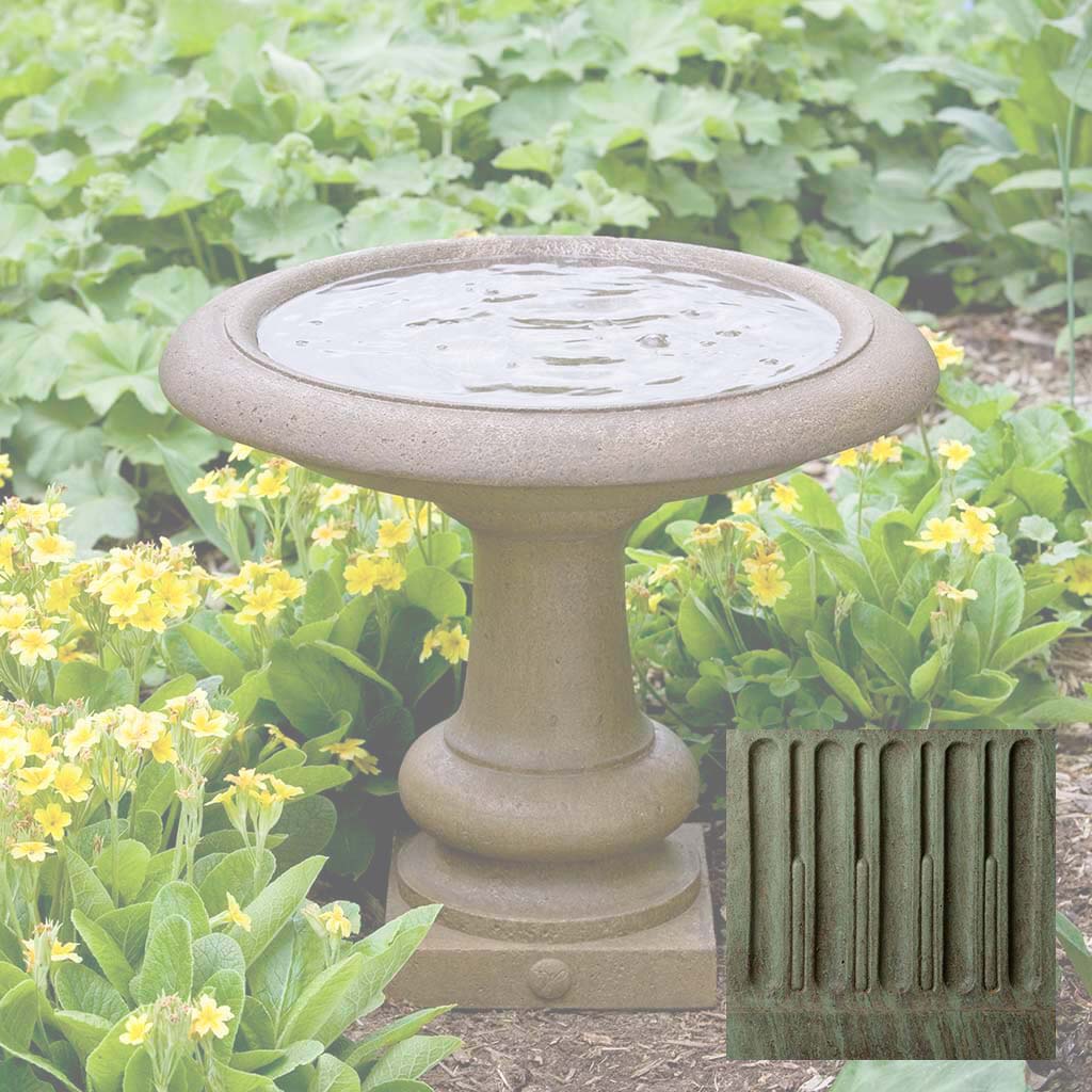 Campania Williamsburg Summer House Birdbath - B-126 - Image 4