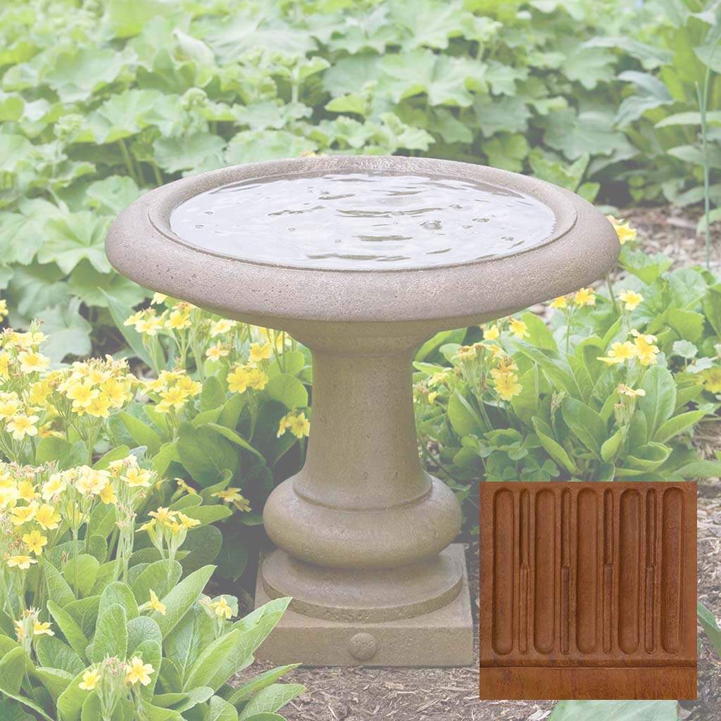 Campania Williamsburg Summer House Birdbath - B-126 - Image 8