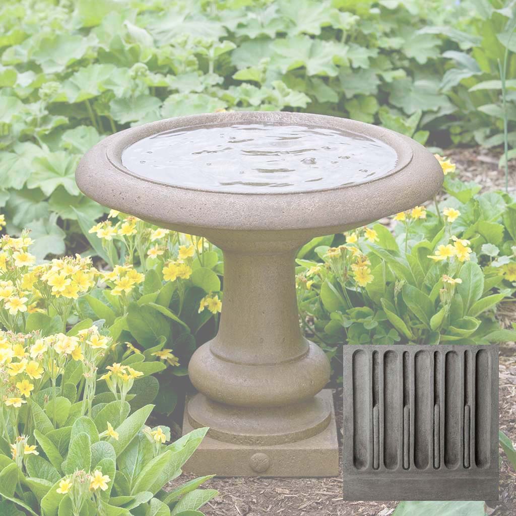 Campania Williamsburg Summer House Birdbath - B-126 - Image 9