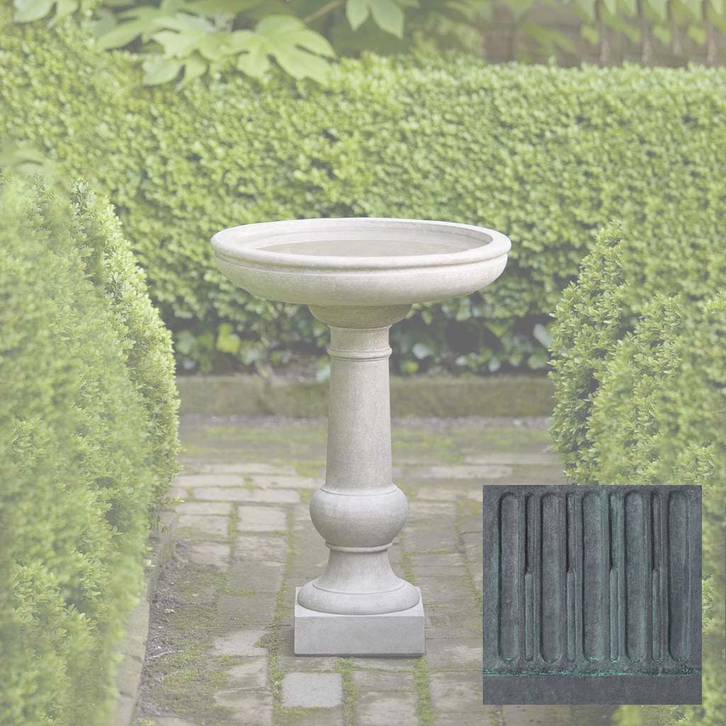 Campania Williamsburg Tea Table Birdbath - B-120 - Image 10
