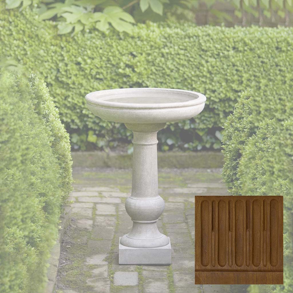 Campania Williamsburg Tea Table Birdbath - B-120 - Image 13