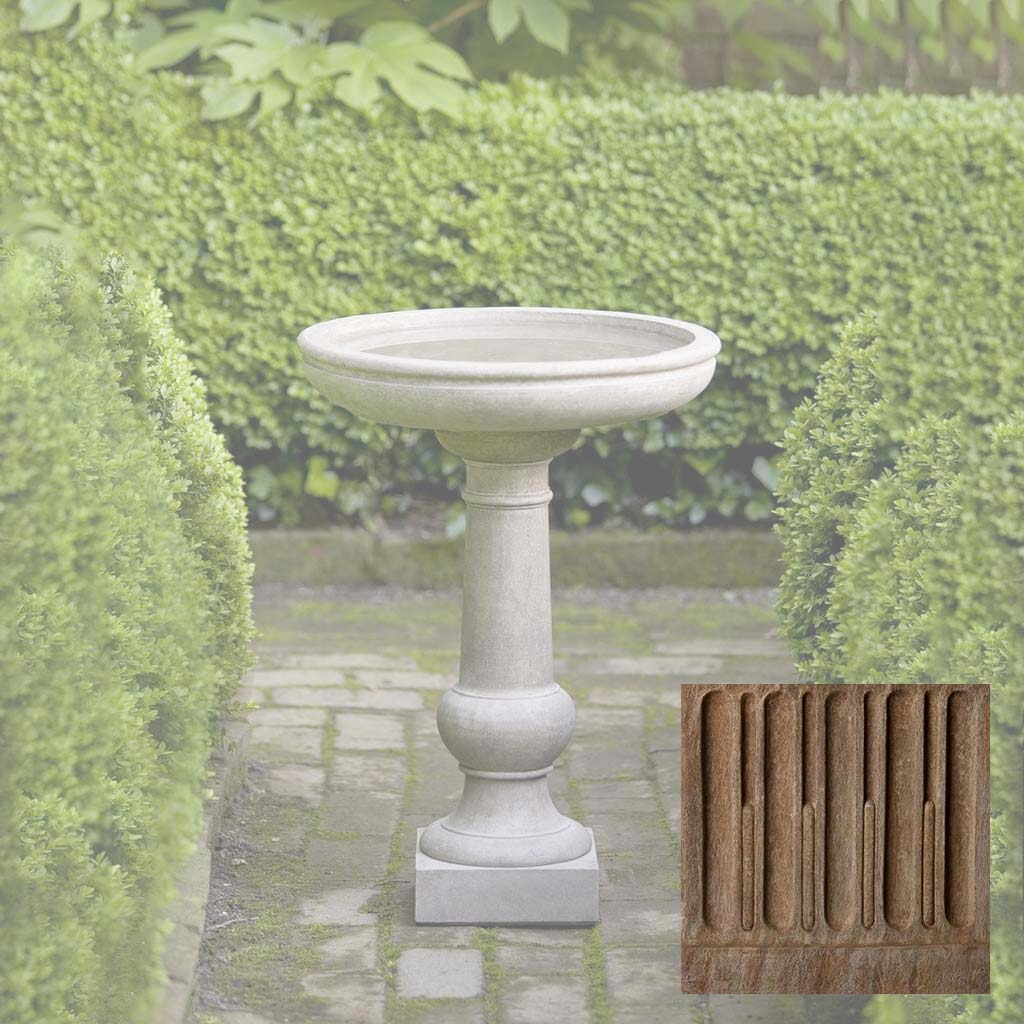 Campania Williamsburg Tea Table Birdbath - B-120 - Image 2