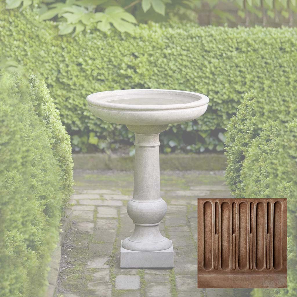 Campania Williamsburg Tea Table Birdbath - B-120 - Image 4