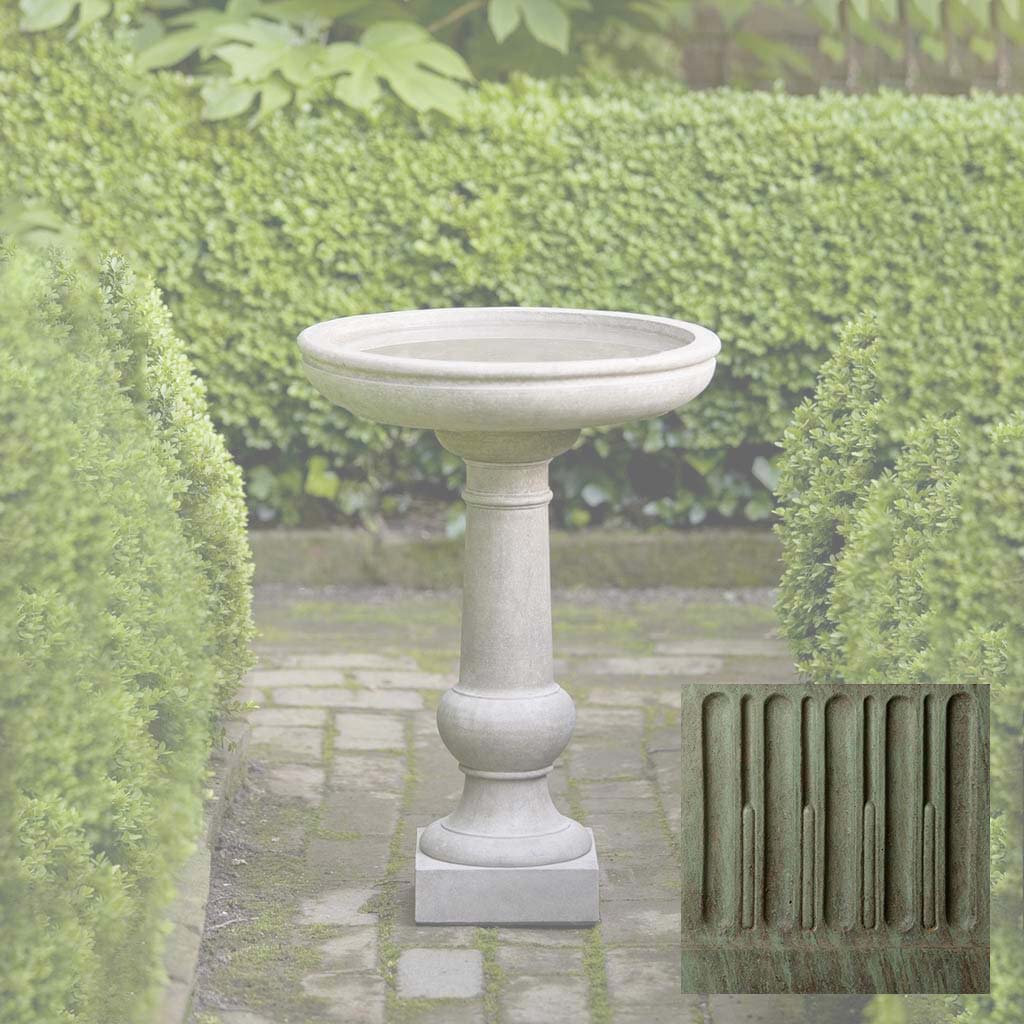 Campania Williamsburg Tea Table Birdbath - B-120 - Image 5