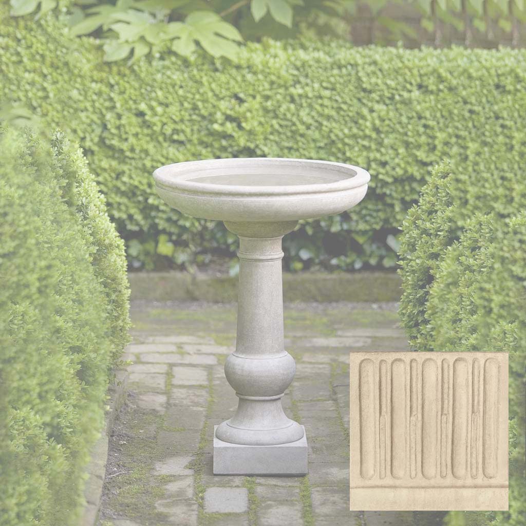 Campania Williamsburg Tea Table Birdbath - B-120 - Image 7