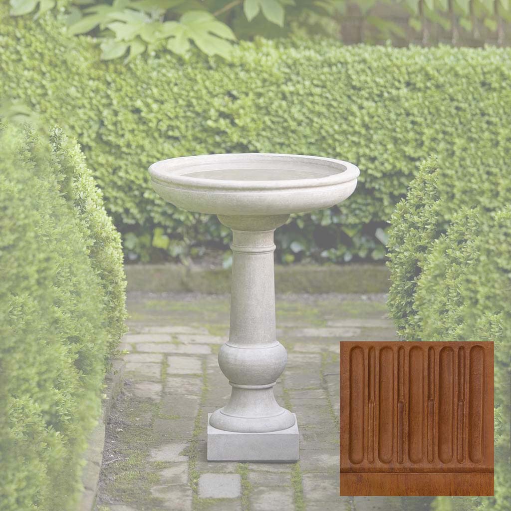 Campania Williamsburg Tea Table Birdbath - B-120 - Image 8