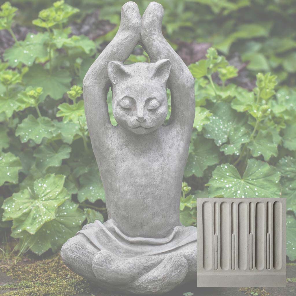 Campania Yoga Cat Garden Statue - A-537 - Image 10