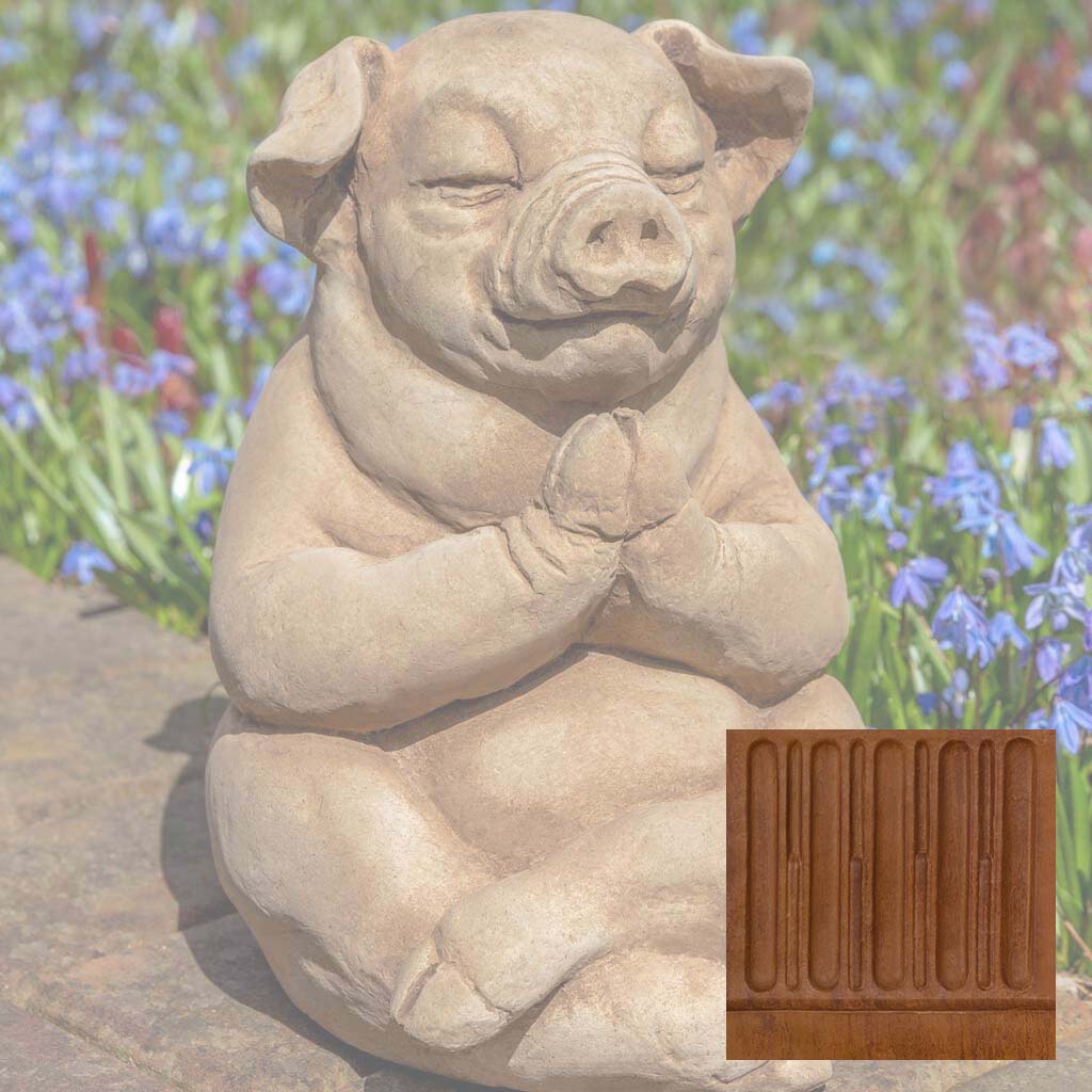 Campania Zen Pig Garden Statue - A-604 - Image 7