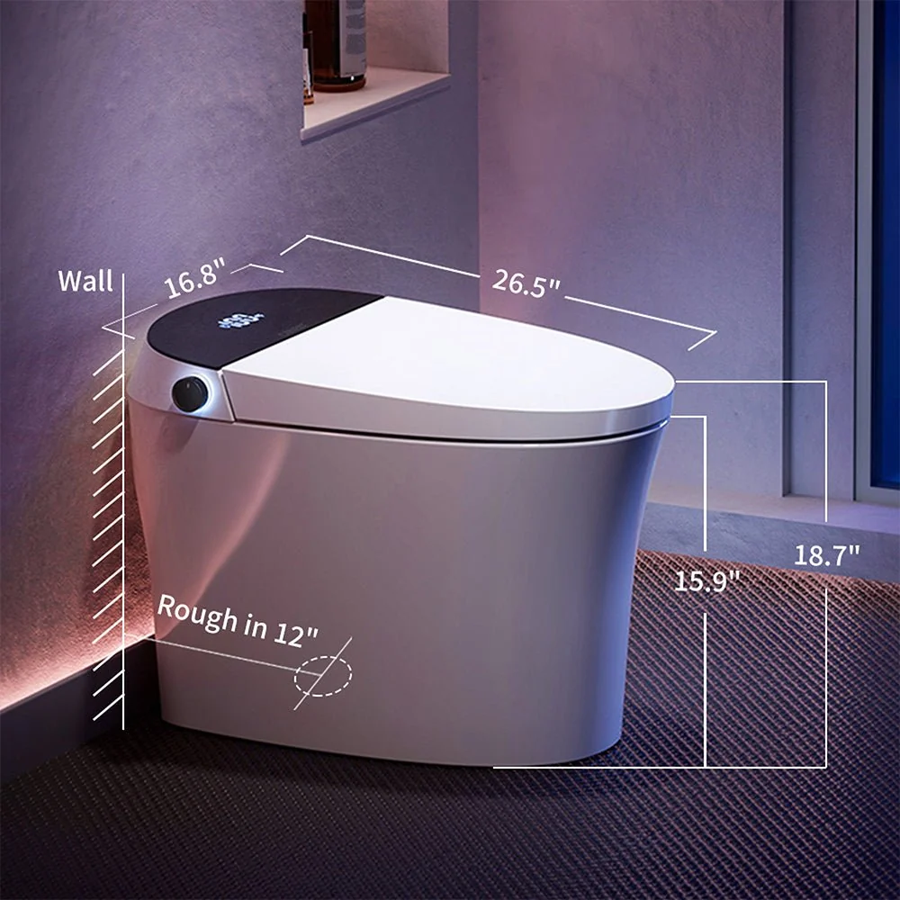 CNS Premium Smart Tankless Bidet Toilet W/ Auto Open & Close Lid (95371482) - Image 2