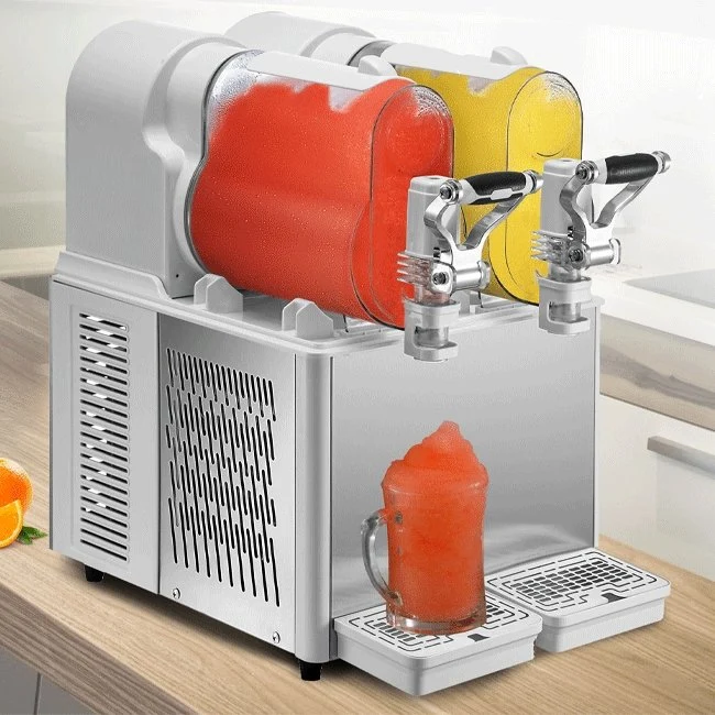 Commercial Double Frozen Daiquiri Slushy Drink Maker Machine, 6L - Image 2