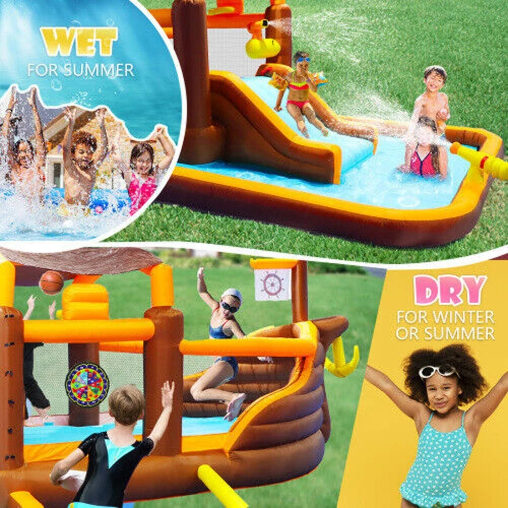 Commercial Inflatable Kids Bounce House W/ Water Slide & Blower, 23FT (96708451) - Image 2