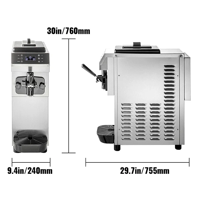 Commercial Single Flavor Soft Serve Ice Cream Machine Maker, 13L/H (94784035) - Image 9