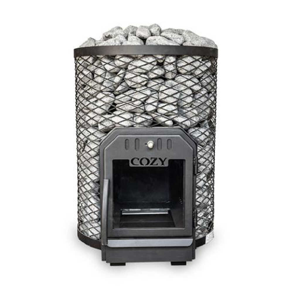 Cozy Heat O Floor Mount Wood-Burning Sauna Stove With Sauna Stones [COZY O-TW] (SAK19475) - Image 4
