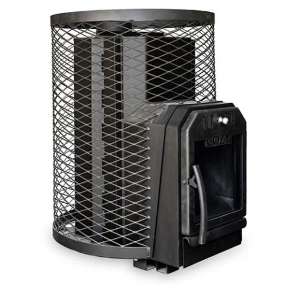 Cozy Heat O Thru-Wall Wood Burning Sauna Stove With Sauna Stones [COZY O-TW] (SAK93612) - Image 5