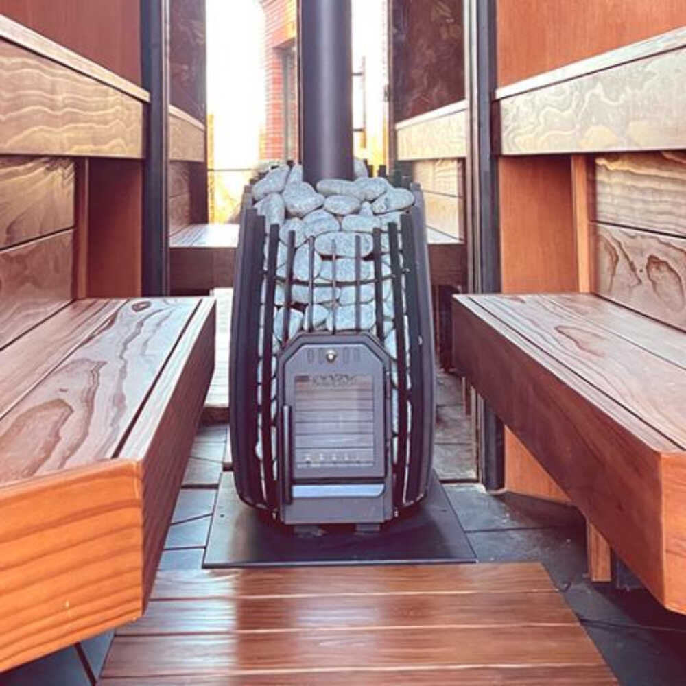 Cozy Heat SW Cylindrical Shape Sauna Stove With Sauna Stones [COZY SW] (SAK48563) - Image 4