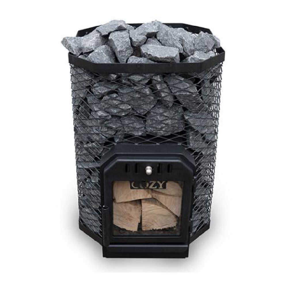 Cozy Heat Wood-Burning Floor Mount Sauna Stove With Chimney Kit And Sauna Stones [COZY] (SAK57382) - Image 11