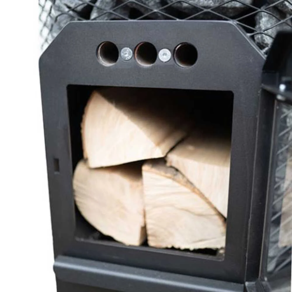 Cozy Heat Wood-Burning Floor Mount Sauna Stove With Chimney Kit And Sauna Stones [COZY] (SAK57382) - Image 12