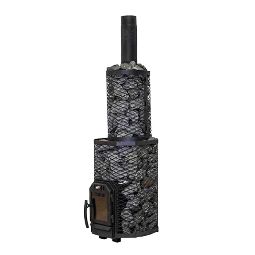 Cozy Heat Wood-Burning Floor Mount Sauna Stove With Chimney Kit And Sauna Stones [COZY] (SAK57382) - Image 3