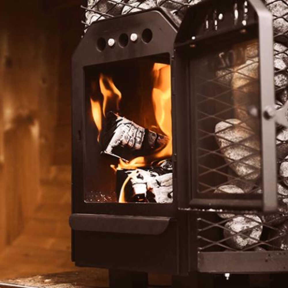 Cozy Heat Wood-Burning Floor Mount Sauna Stove With Chimney Kit And Sauna Stones [COZY] (SAK57382) - Image 6