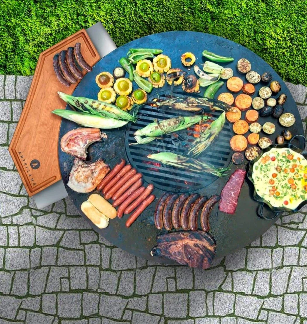 Custom Cherry Wood Cutting Block for 30" Arteflame Grills - Enhance Your Cooking - Image 8