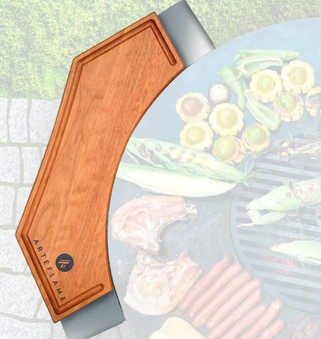 Custom Cherry Wood Cutting Block for 30" Arteflame Grills - Enhance Your Cooking - Image 9