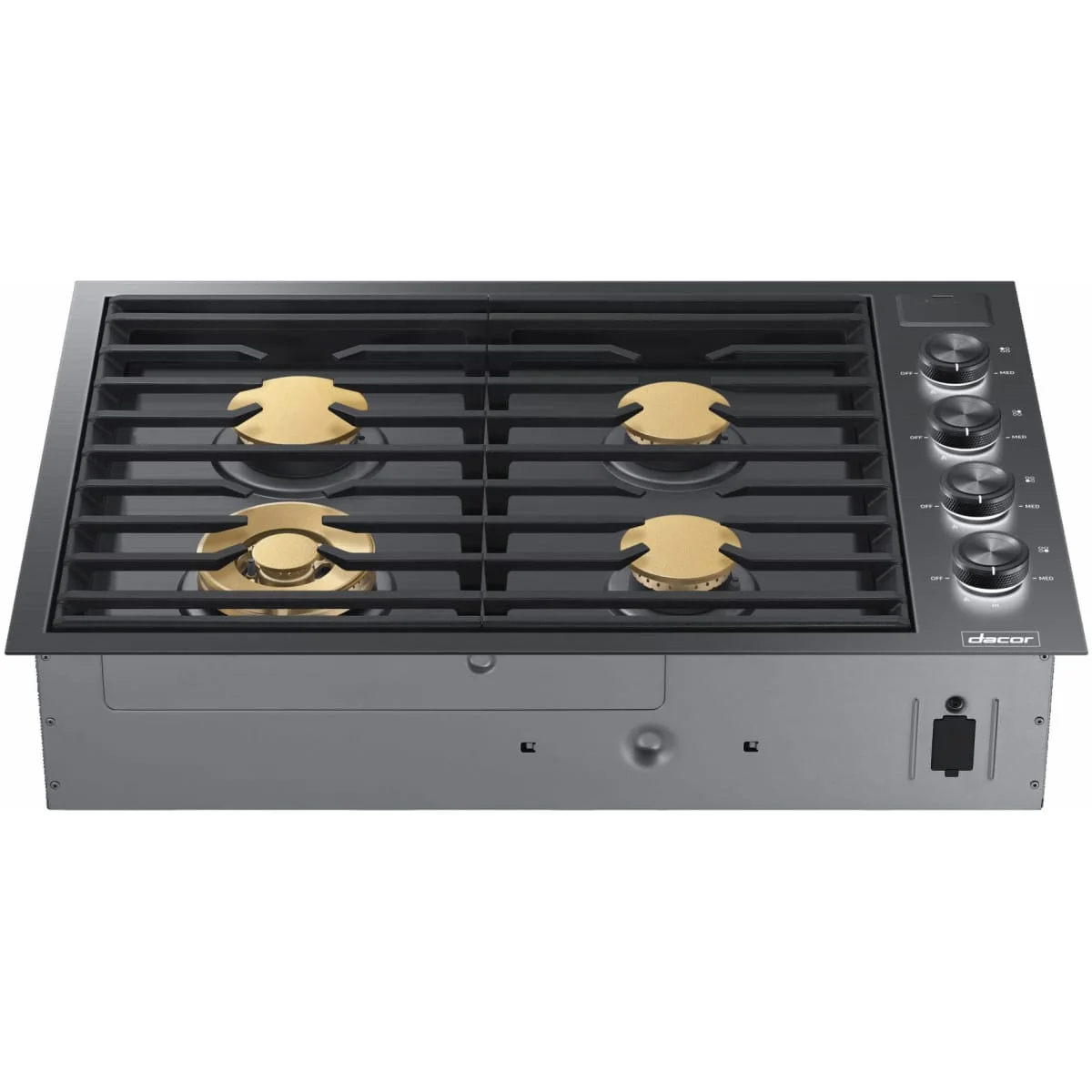 Dacor 30-Inch Contemporary Gas Cooktop, Graphite Stainless, NG & LP - DTG30M954FM - Image 2