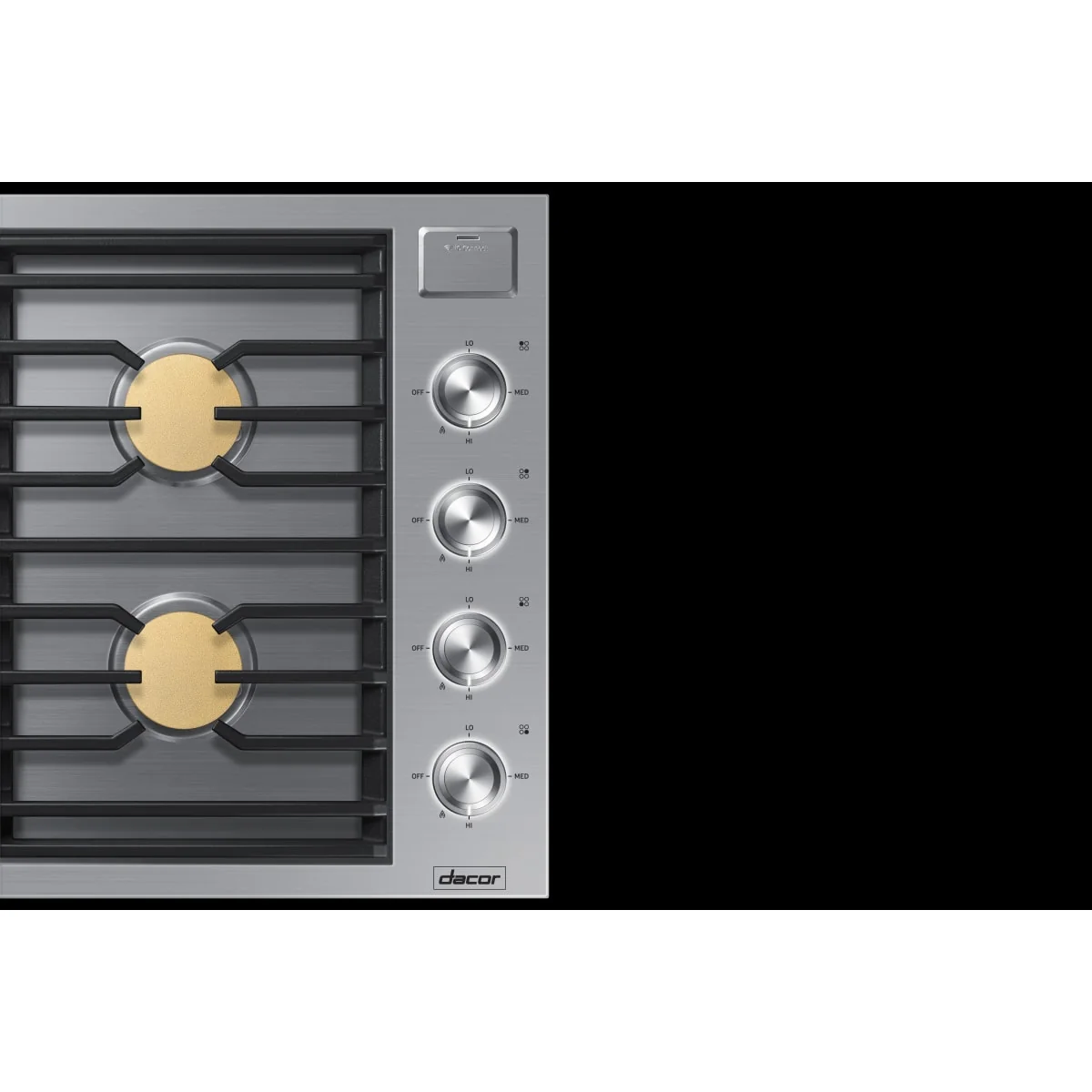 Dacor 30-Inch Contemporary Gas Cooktop, Silver Stainless, NG & LP - DTG30M954FS - Image 6