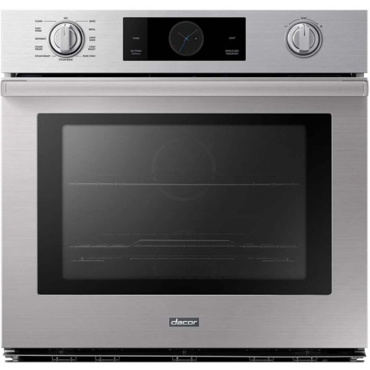 Dacor 30-Inch Transitional Single Wall Oven, Silver Stainless - DOB30T977SS