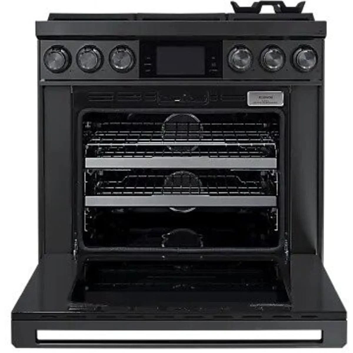 Dacor 36-Inch Contemporary Dual-Fuel Steam Range, Graphite Stainless - DOP36C86DLM - Image 2