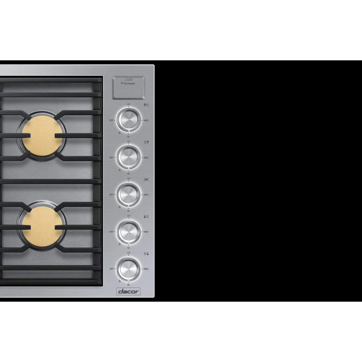 Dacor 36-Inch Contemporary Gas Cooktop, Silver Stainless, NG/LP - DTG36M955FS - Image 4