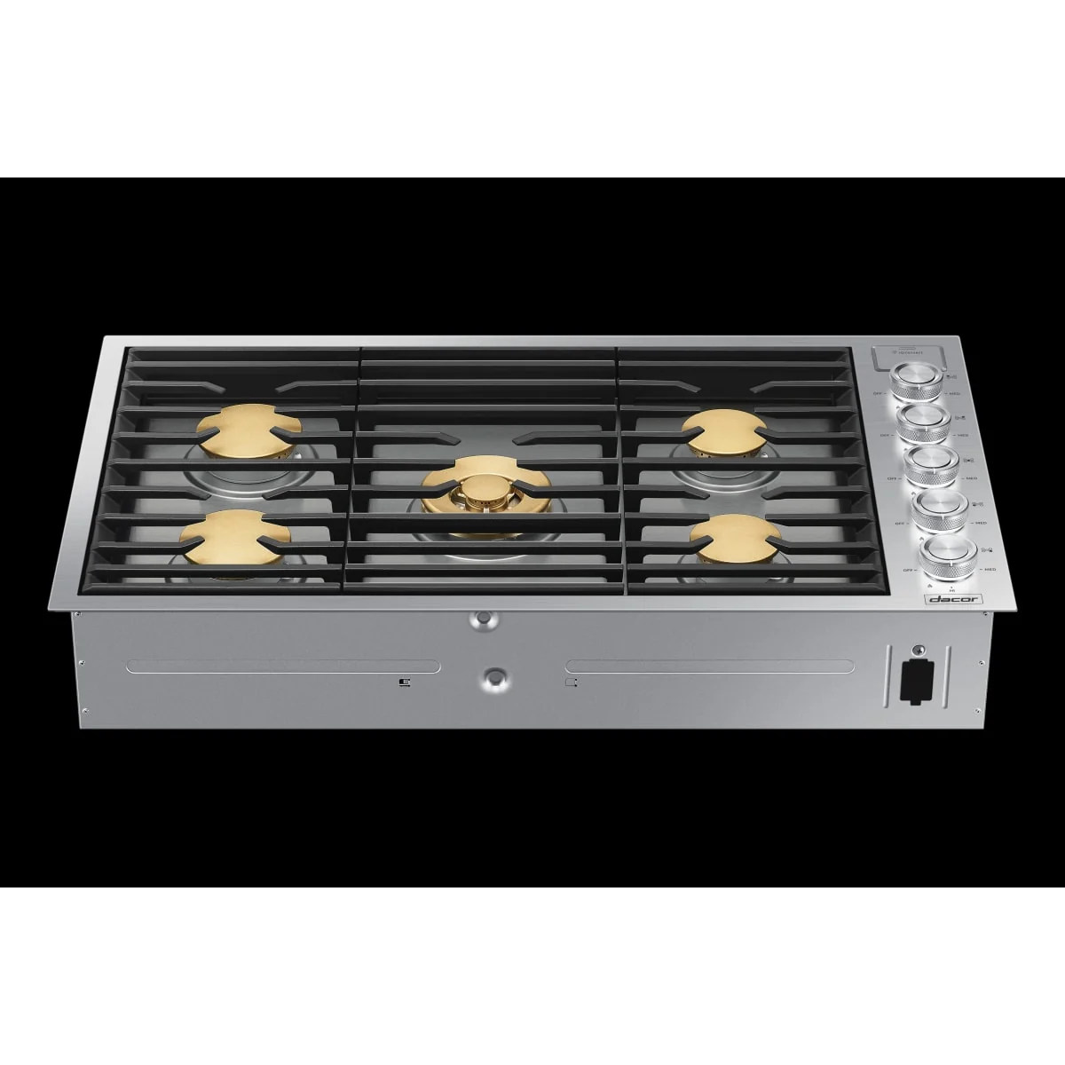 Dacor 36-Inch Contemporary Gas Cooktop, Silver Stainless, NG/LP - DTG36M955FS - Image 8