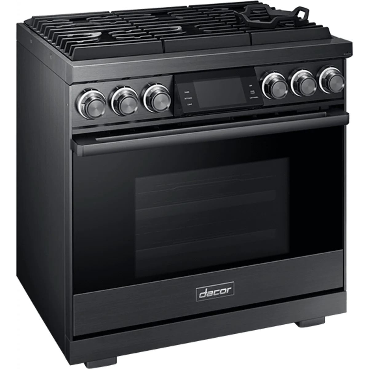 Dacor 36-Inch Contemporary Gas Range, Graphite Stainless - DOP36M96GLM - Image 2