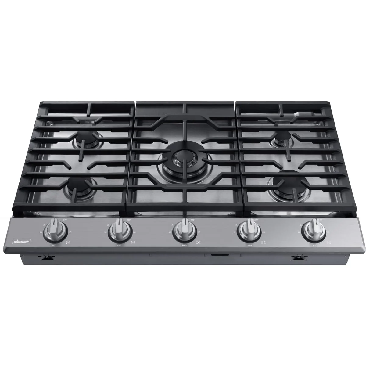 Dacor 36-Inch Transitional Gas Cooktop, Silver Stainless, NG/LP - DTG36P875NS - Image 2